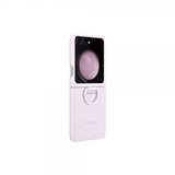 Samsung Original Galaxy Z Flip 5 Skal Silicone Case with Ring Lavender