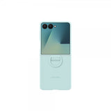 Samsung Original Galaxy Z Flip 7 Skal Ring Case Silicone Mint