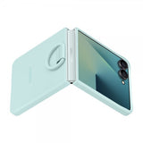 Samsung Original Galaxy Z Flip 7 Skal Ring Case Silicone Mint