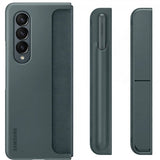 Samsung Original Galaxy Z Fold 4 Fodral Standing Cover with Pen Graygreen