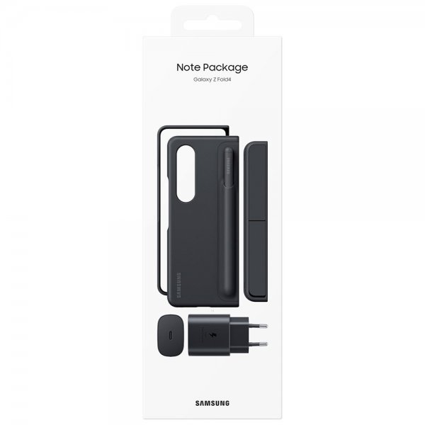 Samsung Original Galaxy Z Fold 4 Note Package Case + S Pen + 25W Travel Adapter