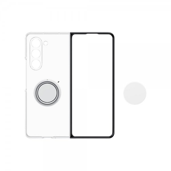 Samsung Original Galaxy Z Fold 5 Skal Clear Gadget Case Transparent