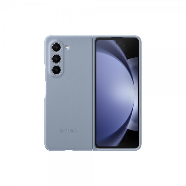Samsung Original Galaxy Z Fold 5 Skal Eco-Leather Case Blå