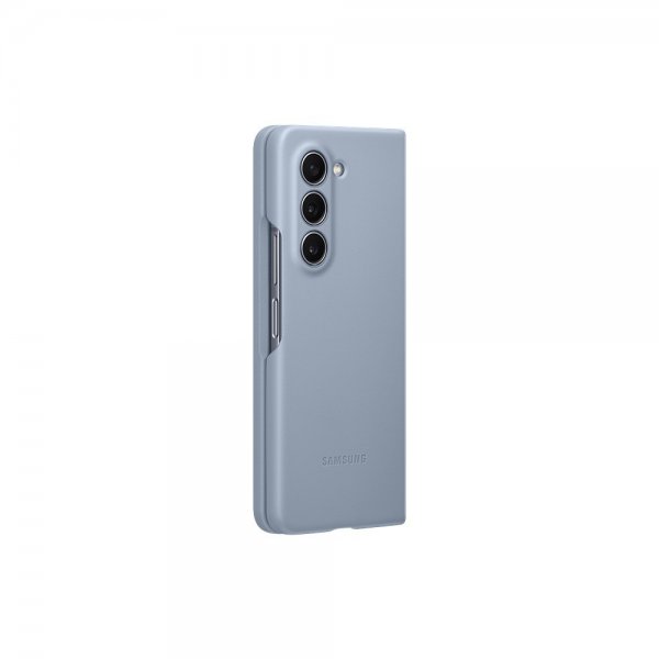 Samsung Original Galaxy Z Fold 5 Skal Eco-Leather Case Blå