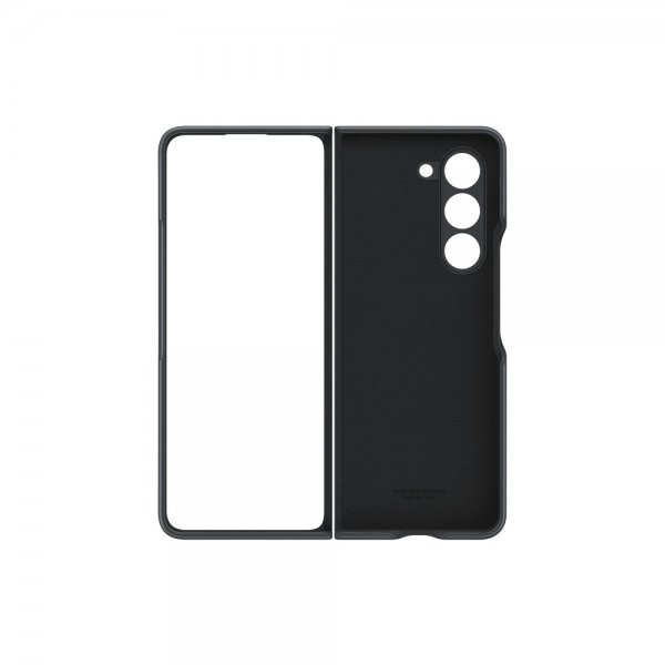 Samsung Original Galaxy Z Fold 5 Skal Eco-Leather Case Graphite