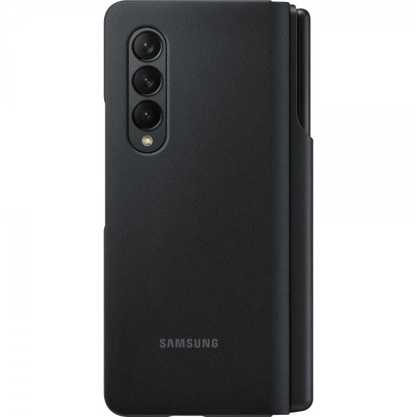 Samsung Original Galaxy Z Fold3 Fodral Flip Cover with Pen Svart