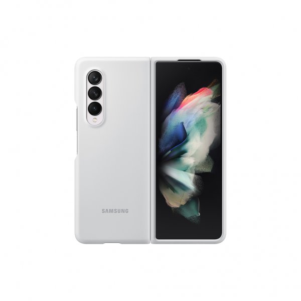 Samsung Original Galaxy Z Fold3 Skal Silicone Cover Vit
