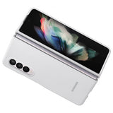 Samsung Original Galaxy Z Fold3 Skal Silicone Cover Vit