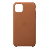 Apple Original iPhone 11 Pro Max Skal Leather Case Brun