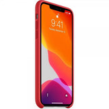 Apple Original iPhone 11 Pro Max Skal Silicone Case Röd