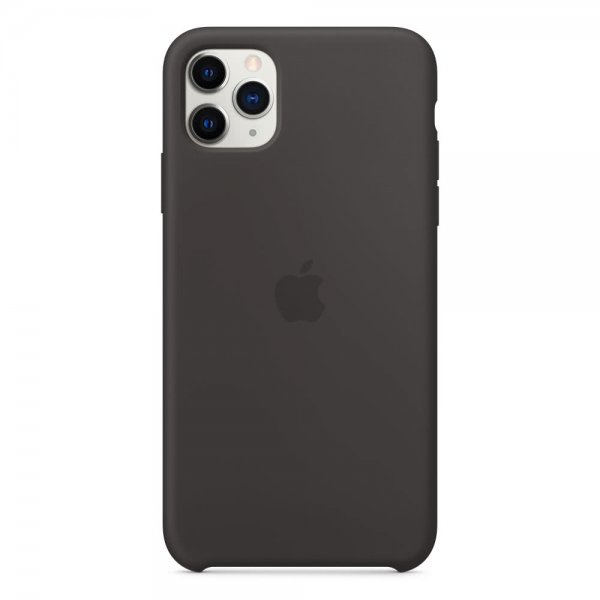 Apple Original iPhone 11 Pro Max Skal Silicone Case Svart