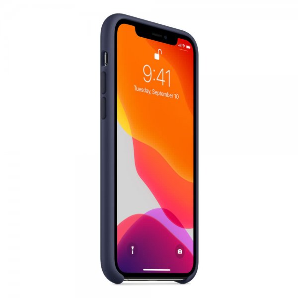 Apple Original iPhone 11 Pro Skal Silicone Case Blå