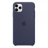 Apple Original iPhone 11 Pro Max Skal Silicone Case Midnight Blue