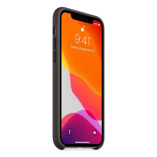 Apple Original iPhone 11 Pro Skal Silicone Case Svart