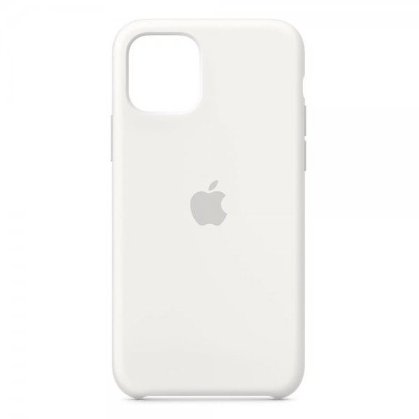 Apple Original iPhone 11 Pro Skal Silicone Case Vit