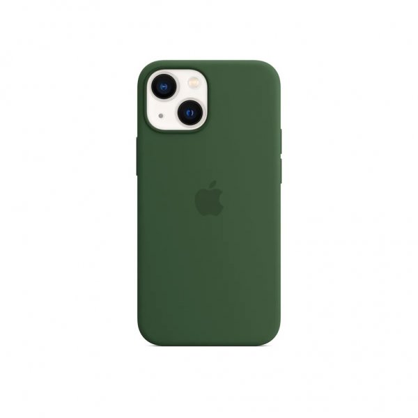 Apple Original iPhone 13 Mini Skal Silicone Case MagSafe Klöver