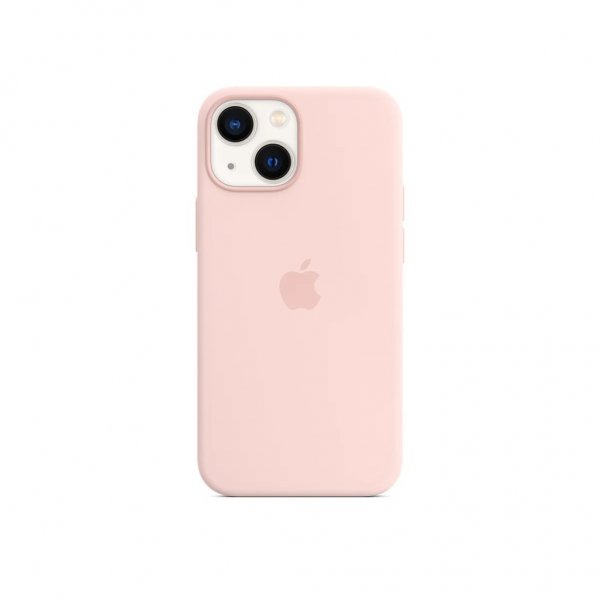 Apple Original iPhone 13 Mini Skal Silicone Case MagSafe Kritrosa