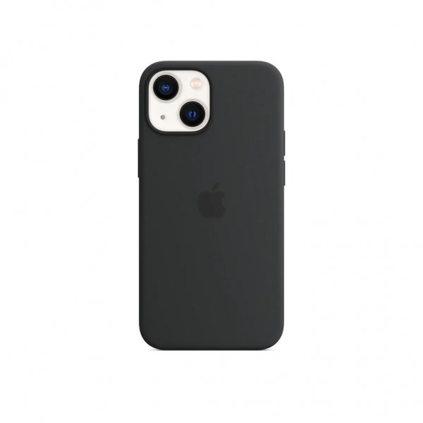 Apple Original iPhone 13 Mini Skal Silicone Case MagSafe Midnatt
