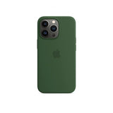 Apple Original iPhone 13 Pro Skal Silicone Case MagSafe Klöver