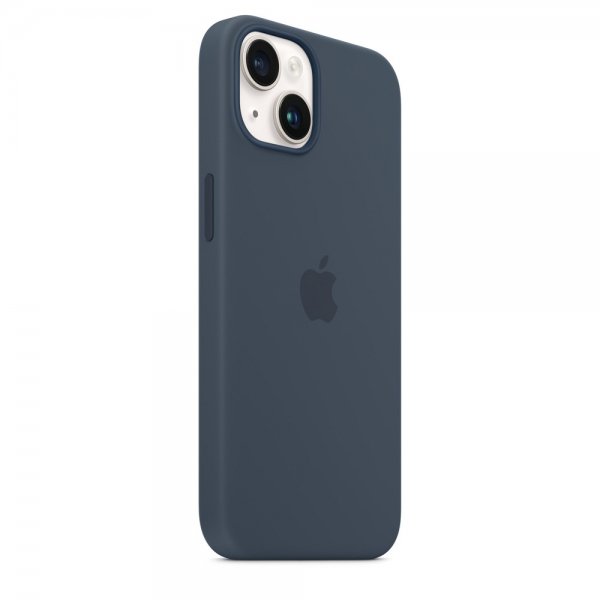 Apple Original iPhone 14 Plus Skal Silicone Case MagSafe Stormblå