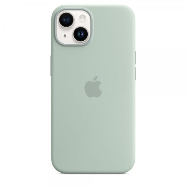 Apple Original iPhone 14 Plus Skal Silicone Case MagSafe Suckulent