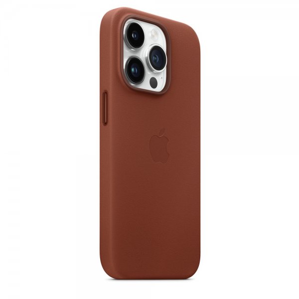 Apple Original iPhone 14 Pro Max Skal Leather Case MagSafe Umbra