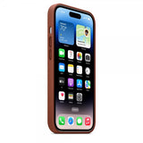 Apple Original iPhone 14 Pro Max Skal Leather Case MagSafe Umbra