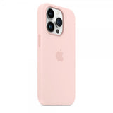 Apple Original iPhone 14 Pro Max Skal Silicone Case MagSafe Kritrosa