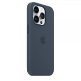 Apple Original iPhone 14 Pro Max Skal Silicone Case MagSafe Storm Blue