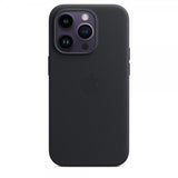 Apple Original iPhone 14 Pro Skal Leather Case MagSafe Midnatt