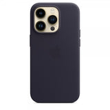 Apple Original iPhone 14 Pro Skal Leather Case MagSafe Ink