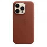 Apple Original iPhone 14 Pro Skal Leather Case MagSafe Umbra