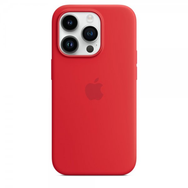 Apple Original iPhone 14 Pro Skal Silicone Case MagSafe (PRODUCT)RED