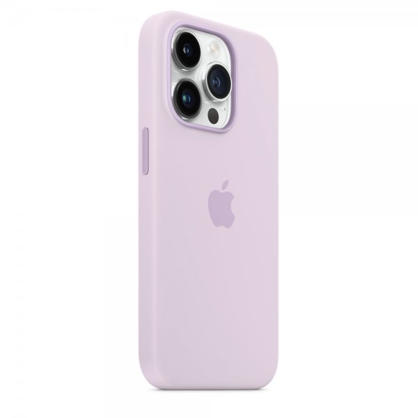 Apple Original iPhone 14 Pro Skal Silicone Case MagSafe Syrenblå