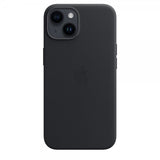 Apple Original iPhone 14 Skal Leather Case MagSafe Midnatt
