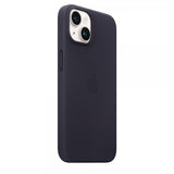 Apple Original iPhone 14 Skal Leather Case MagSafe Ink