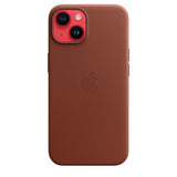 Apple Original iPhone 14 Skal Leather Case MagSafe Umbra