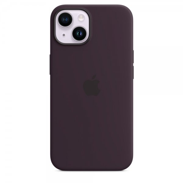 Apple Original iPhone 14 Skal Silicone Case MagSafe Fläderbär
