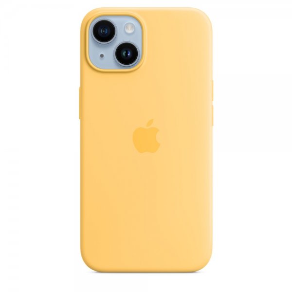 Apple Original iPhone 14 Skal Silicone Case MagSafe Solsken