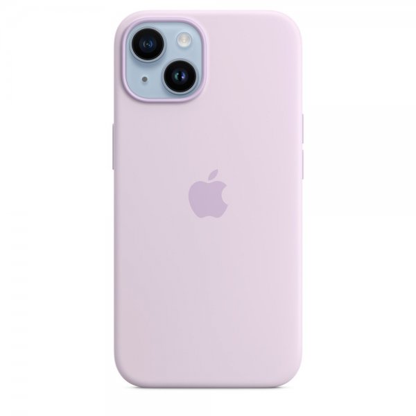 Apple Original iPhone 14 Skal Silicone Case MagSafe Lilac
