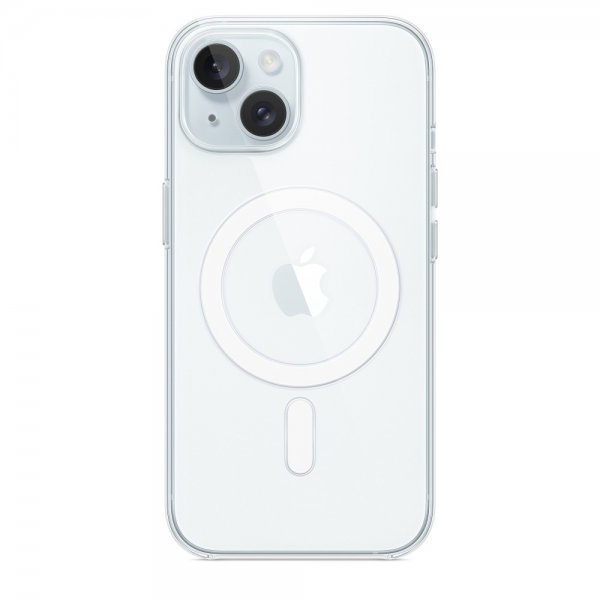 Apple Original iPhone 15 Plus Skal Transparent MagSafe Klar
