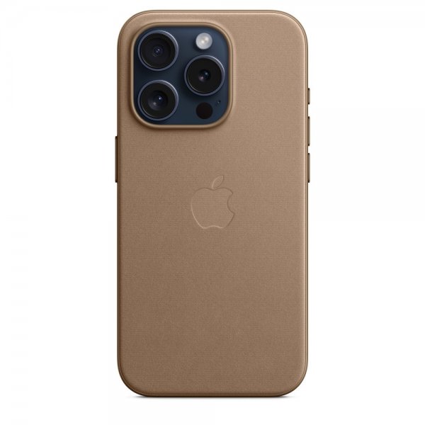 Apple Original iPhone 15 Pro Max Skal FineWoven MagSafe Taupe