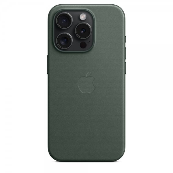 Apple Original iPhone 15 Pro Max Skal FineWoven MagSafe Vintergrön