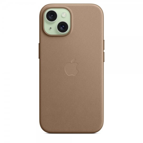 Apple Original iPhone 15 Skal FineWoven MagSafe Mullvadsbrun