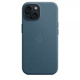 Apple Original iPhone 15 Skal FineWoven MagSafe Stillahavsblå