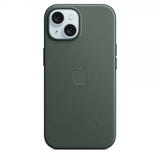 Apple Original iPhone 15 Skal FineWoven MagSafe Vintergrön