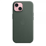Apple Original iPhone 15 Skal FineWoven MagSafe Vintergrön