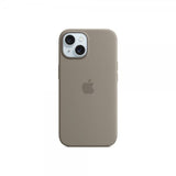 Apple Original iPhone 15 Skal Silicone Case MagSafe Clay