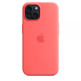 Apple Original iPhone 15 Skal Silikon MagSafe Guava
