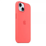 Apple Original iPhone 15 Skal Silikon MagSafe Guava